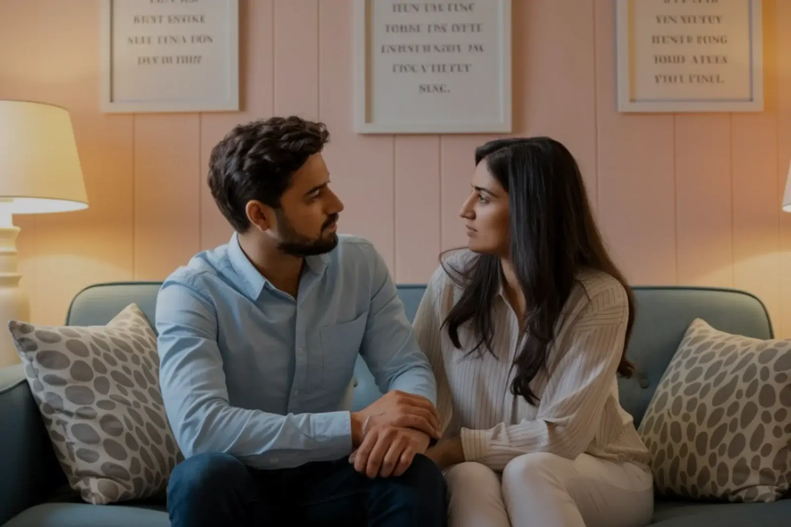 Therapist guiding two partners in a expert relationship counseling session in Pakistan